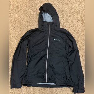 Columbia Black Hooded Lightweight Jacket